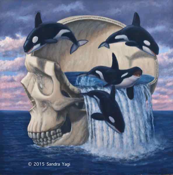 Breakaway, oil on panel, 24x24, 2015 SOLD