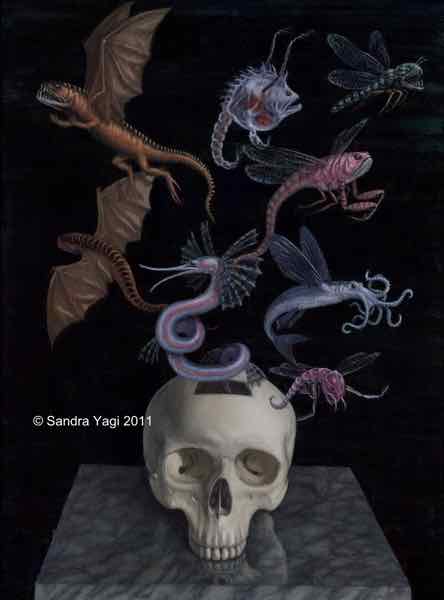 Trepanation, oil on panel, 24 x 18, 2011 SOLD