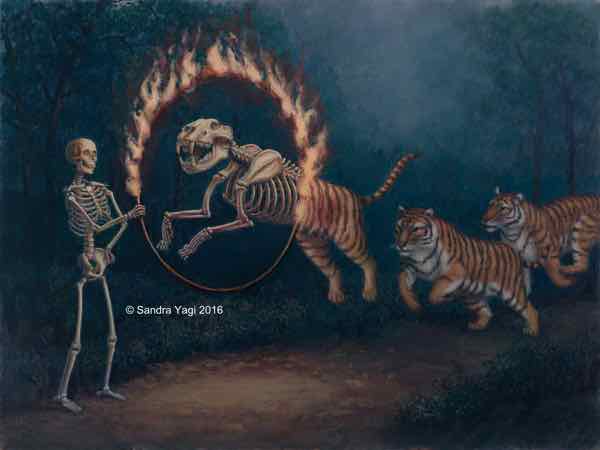 Ring of Fire, Oil on Panel, 18x24, 2016  SOLD