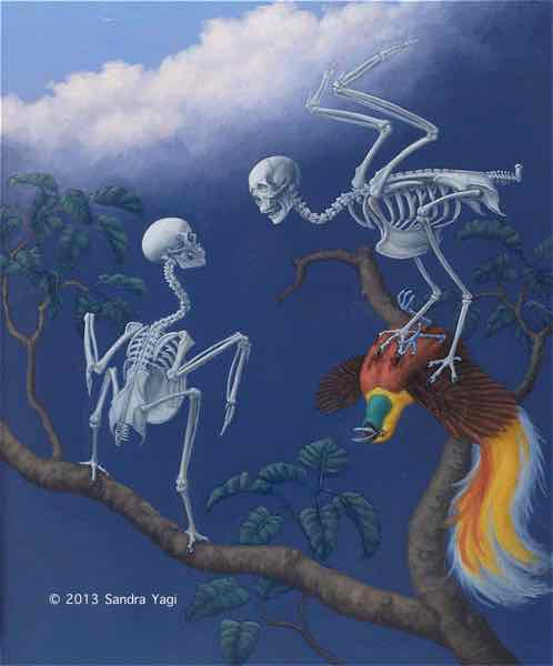 Death of the Bird of Paradise, 24x20. 2014