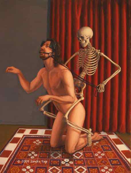 Riding Horsey, Oil on Panel, 2009, 16 x 12