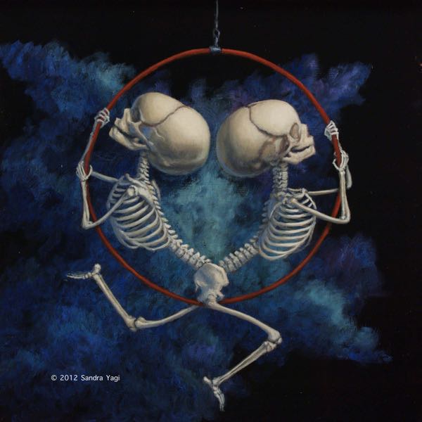 Circle Twins, oil on panel, 12 x 12, 2012 SOLD